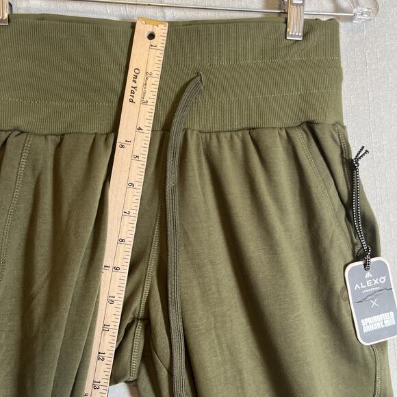 Alexo Springfield Armory Womens Size M Green Sweatpants Conceal Carry Pants - Picture 3 of 10